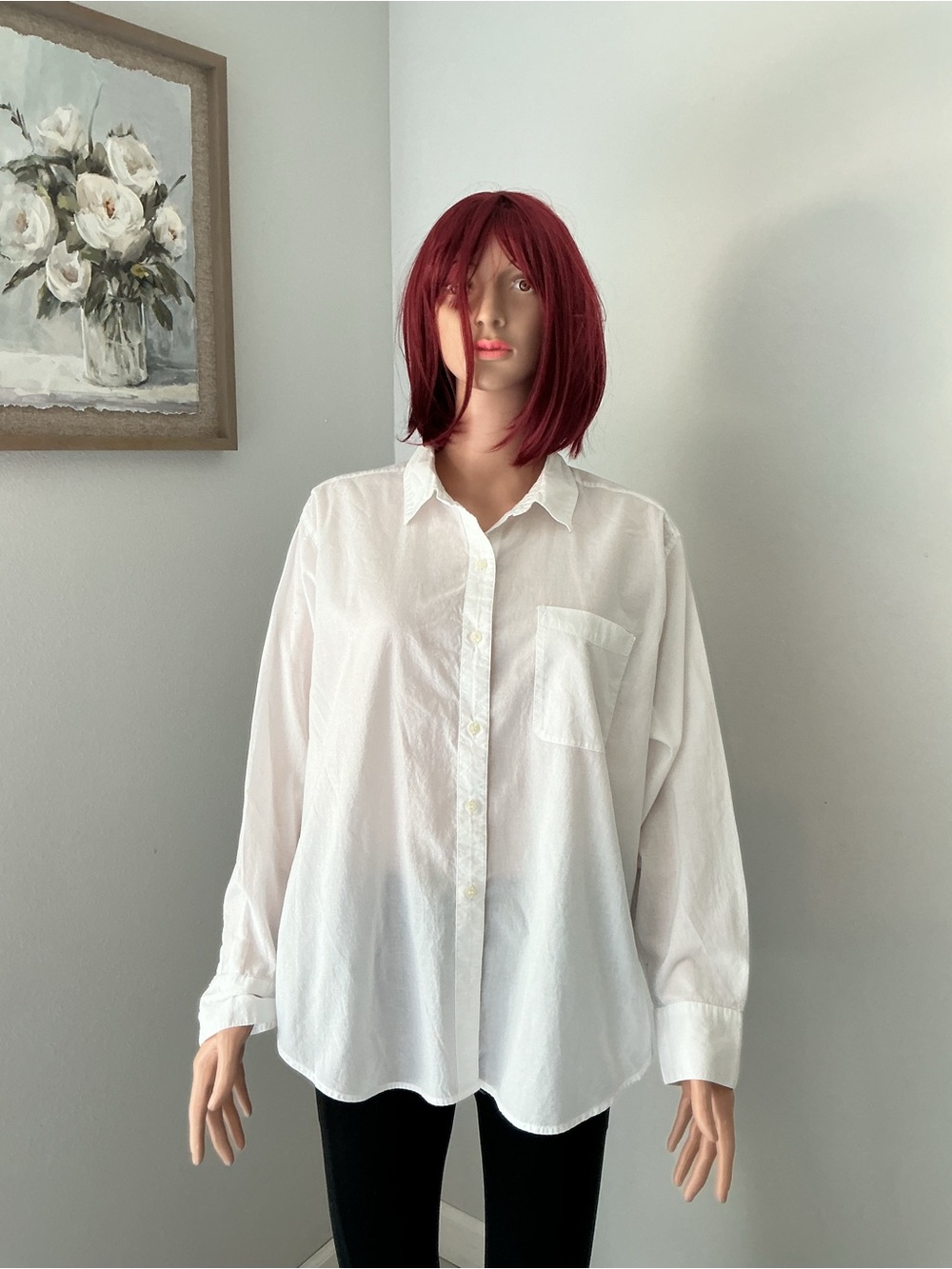 a.n.a White Women's Button-Up Shirt
